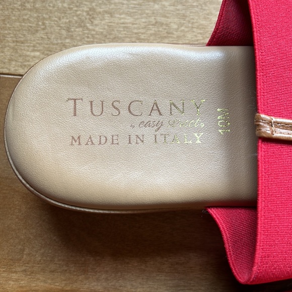 Red Tuscany Sandals - Picture 3 of 4